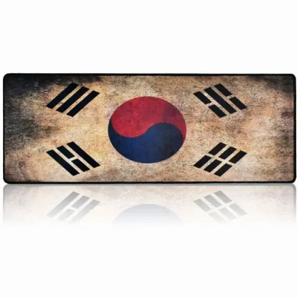 700x260x2mm 국기 장패드 대한민국-블랙라인