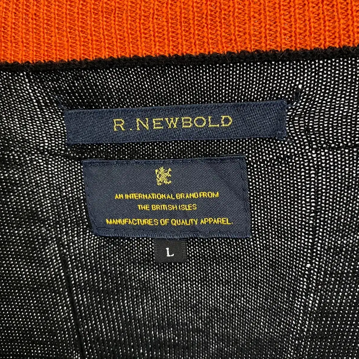 빈티지 R.NEWBOLD PAUL SMITH 블럭 패턴 가디건