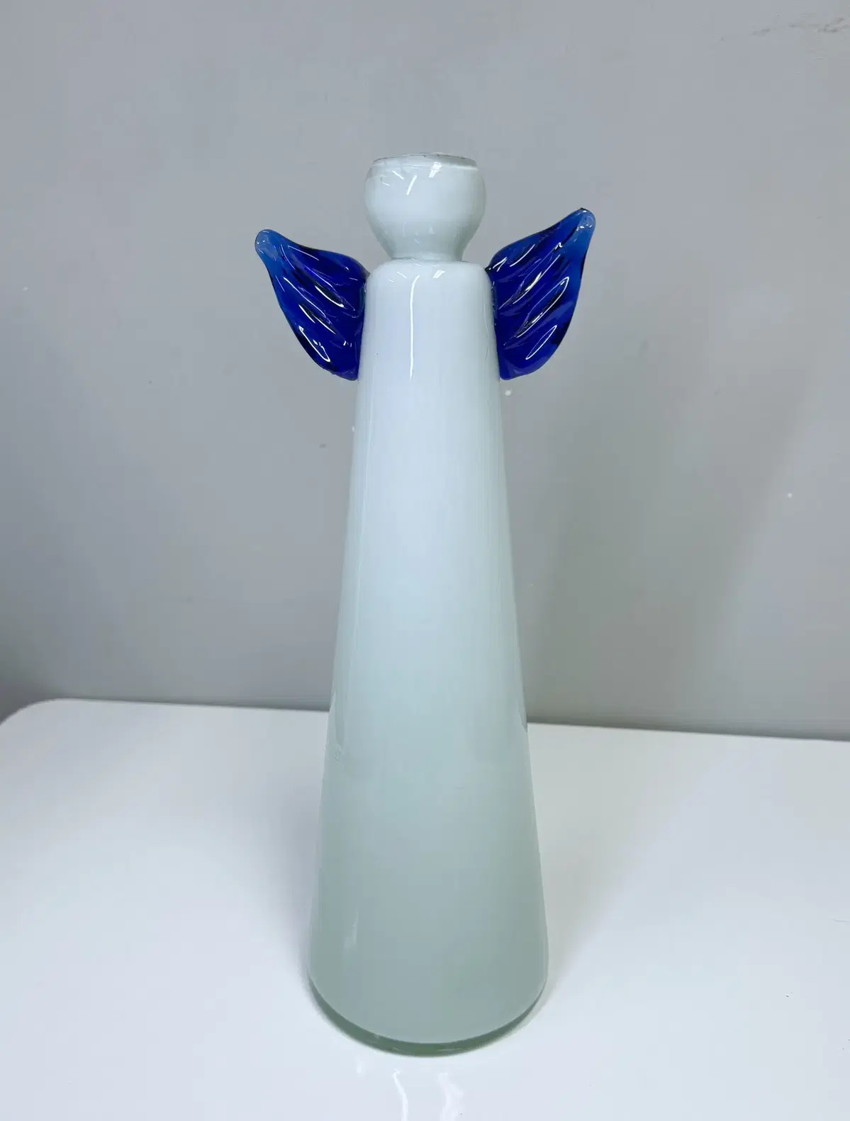 Spanish Angel Glasswork Candlestick Antique Decorative Objects