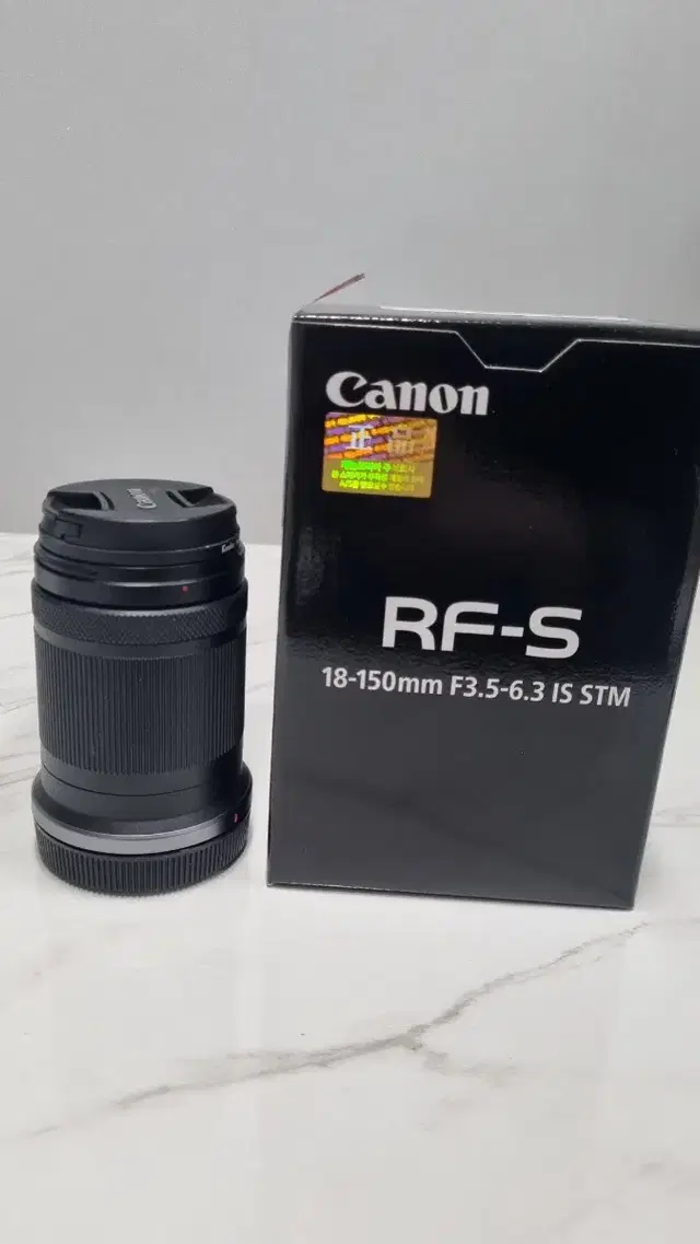 캐논 18-150 rf-s 렌즈 풀박스