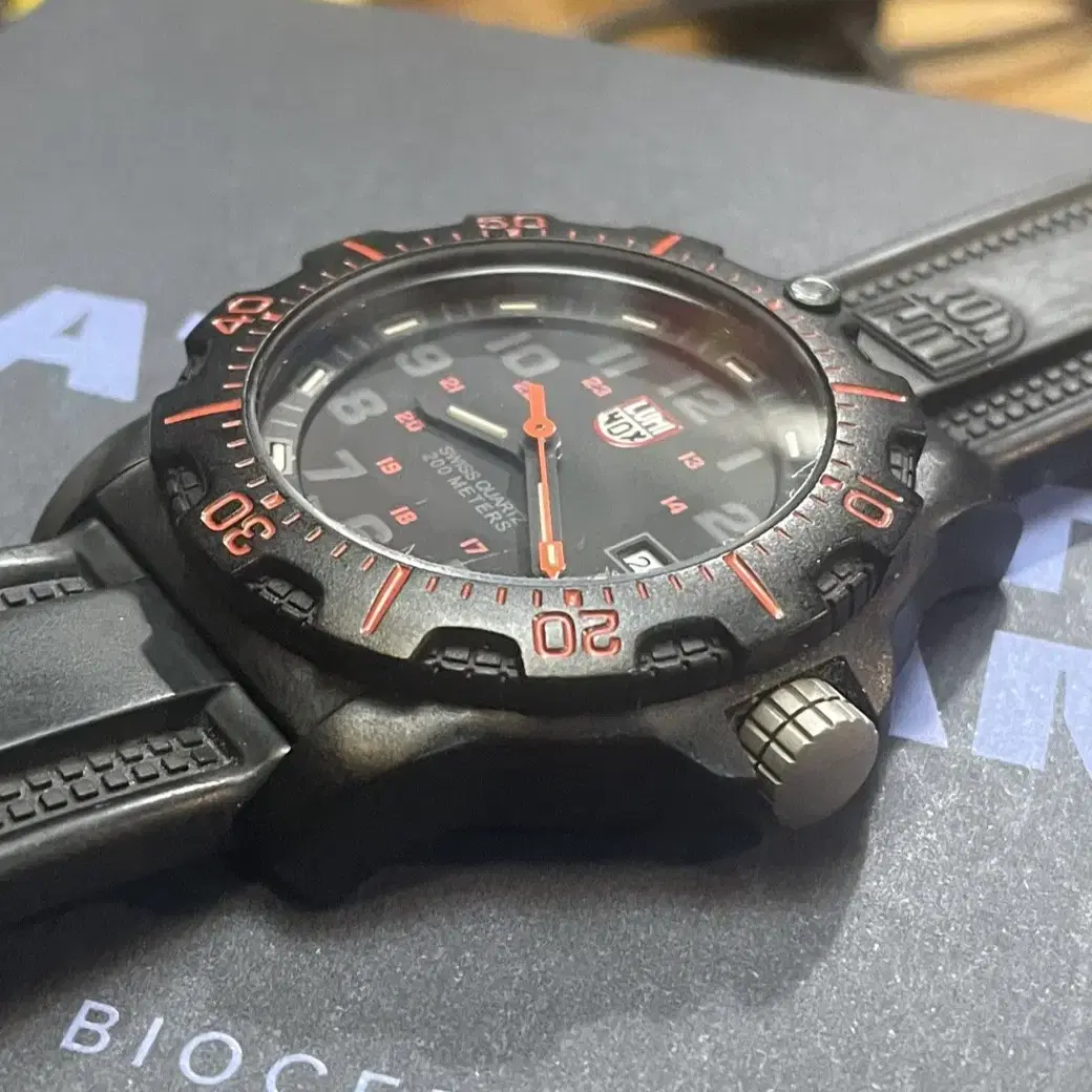 루미녹스(Luminox) BLACK OPS 8800 쿼츠 중고품