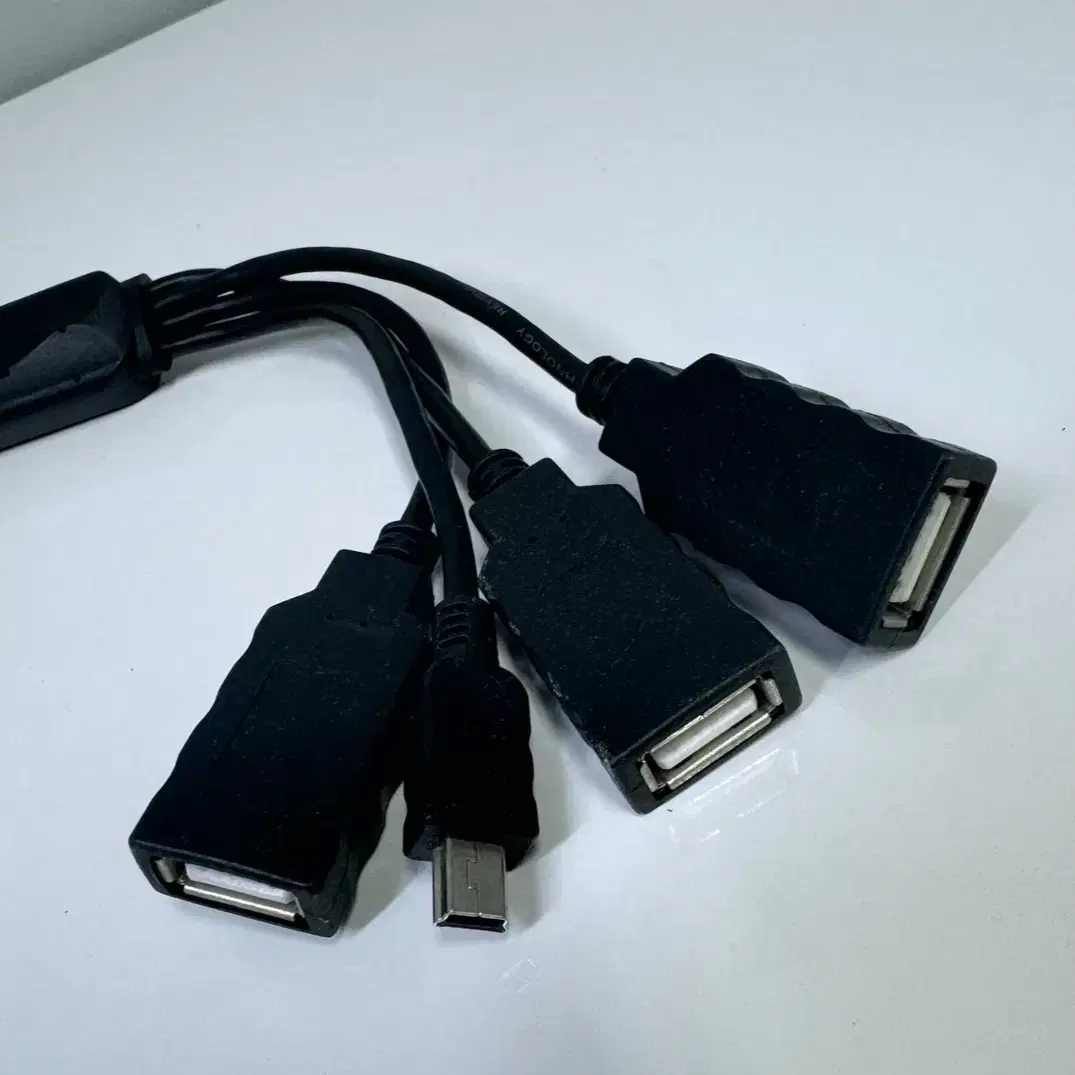 Coms 허브-문어발 형태. 미니 USB2.0 3포트 5핀min USB