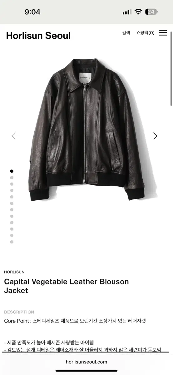 Hollisun Capital Leather Jacket 24FW