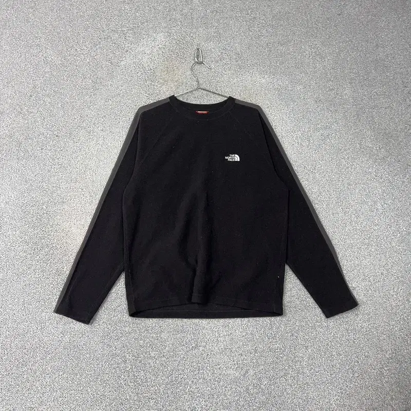 The North Face Logo Black Fleece Hoodie M