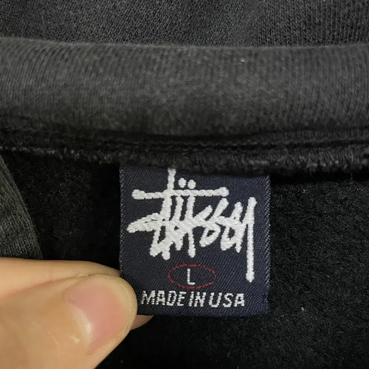 스투시 Stussy U.S.A knowledge is king 후드집업