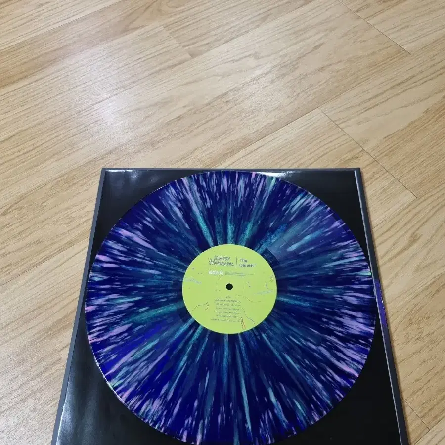 택포)The Quiett 더콰이엇 Blue Splatter LP 개봉반