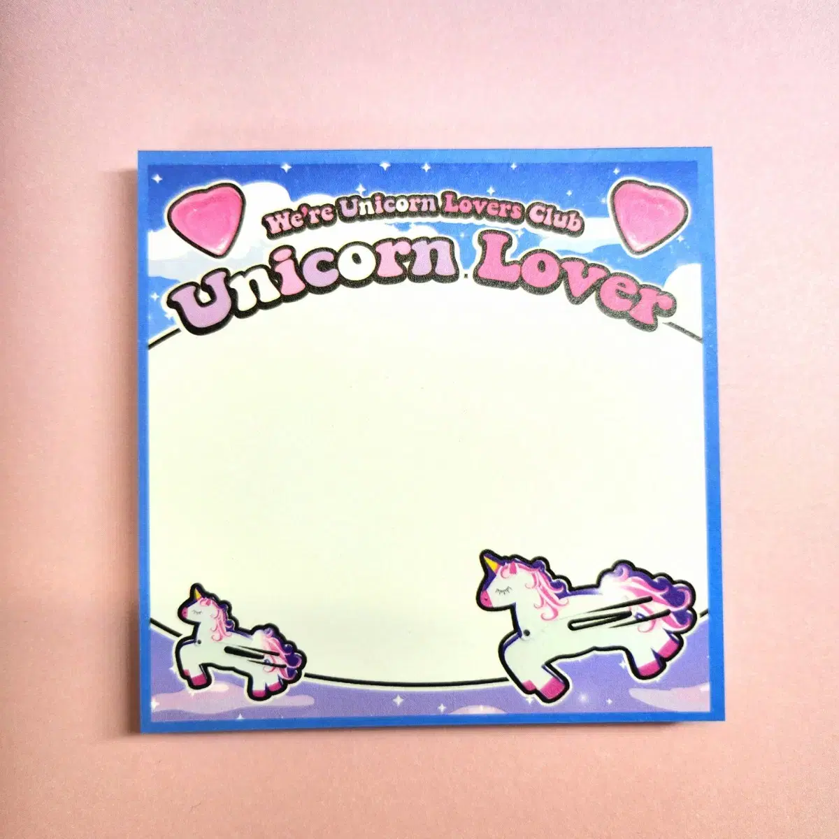 Unicorn Lover 키치 떡메모지