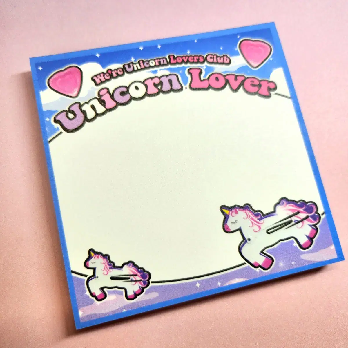 Unicorn Lover 키치 떡메모지