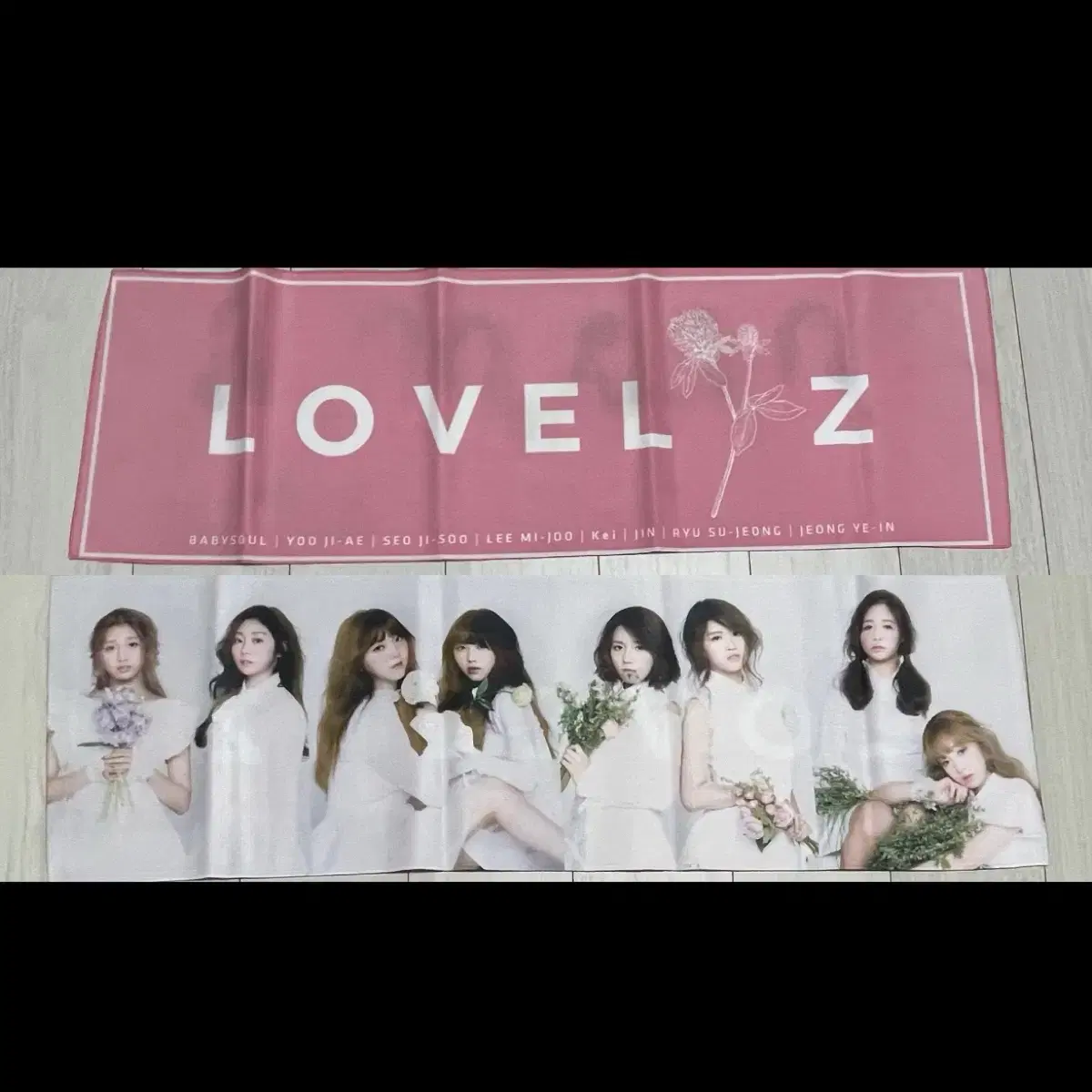 Lovelyz Lovers Official kit slogan