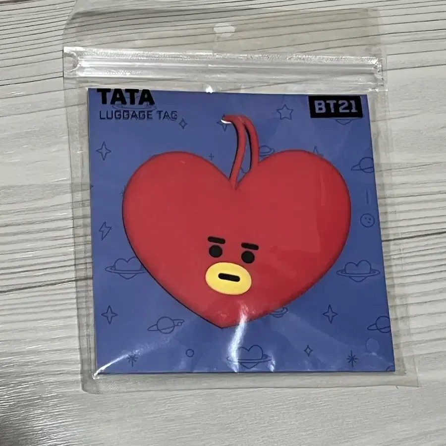 BT21 TATA 타타 실리콘 네임택 (새상품)