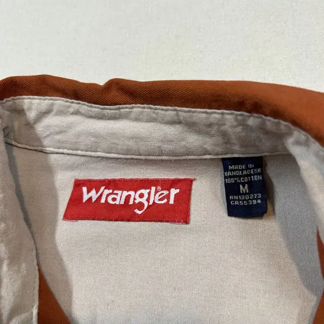 M) Wrangler 랭글러 투포켓 워크웨어 코튼 셔츠