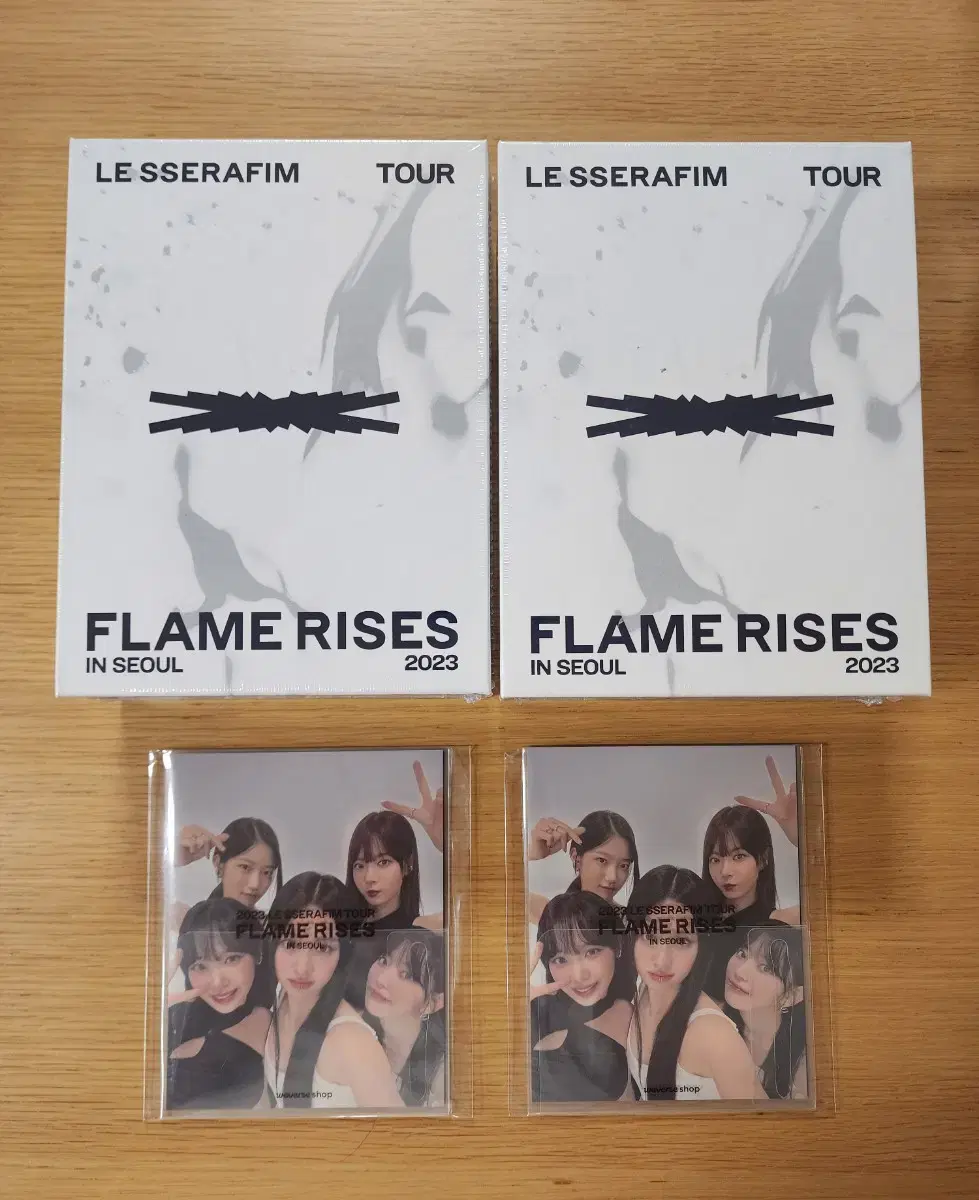 Unsealed le sserafim 2023 Seoul tour video with pre-order benefits I will transfer below cost.