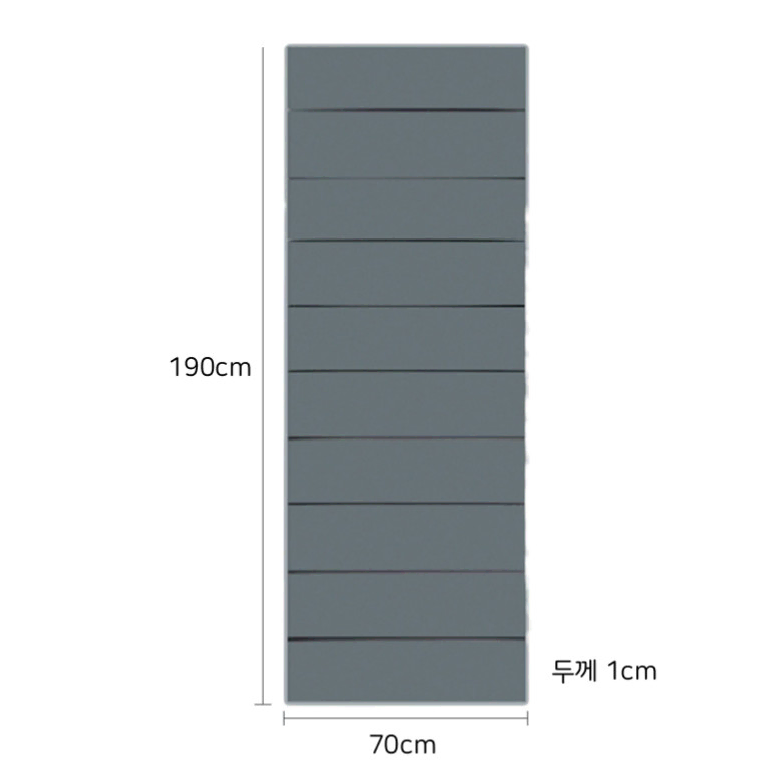 [새상품] 접이식 경량매트 10단 캠핑 차박 돗자리 슬림 매트