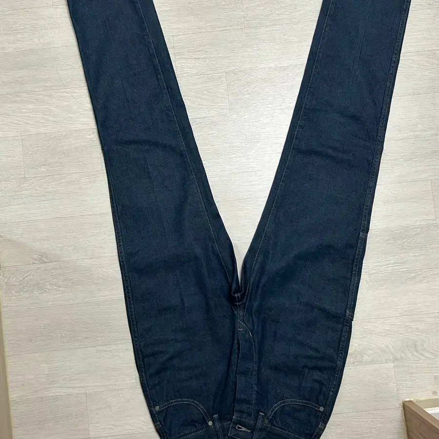 르메르 denim fitted pants