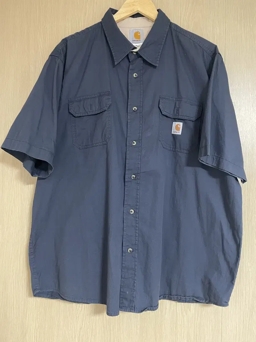 Calhart Navy Short Sleeve Shirt MeasurementsO