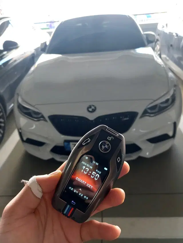 BMW 전연식 시리즈 자동차키 구형에서 최신 원격시동 스마트키로 교체