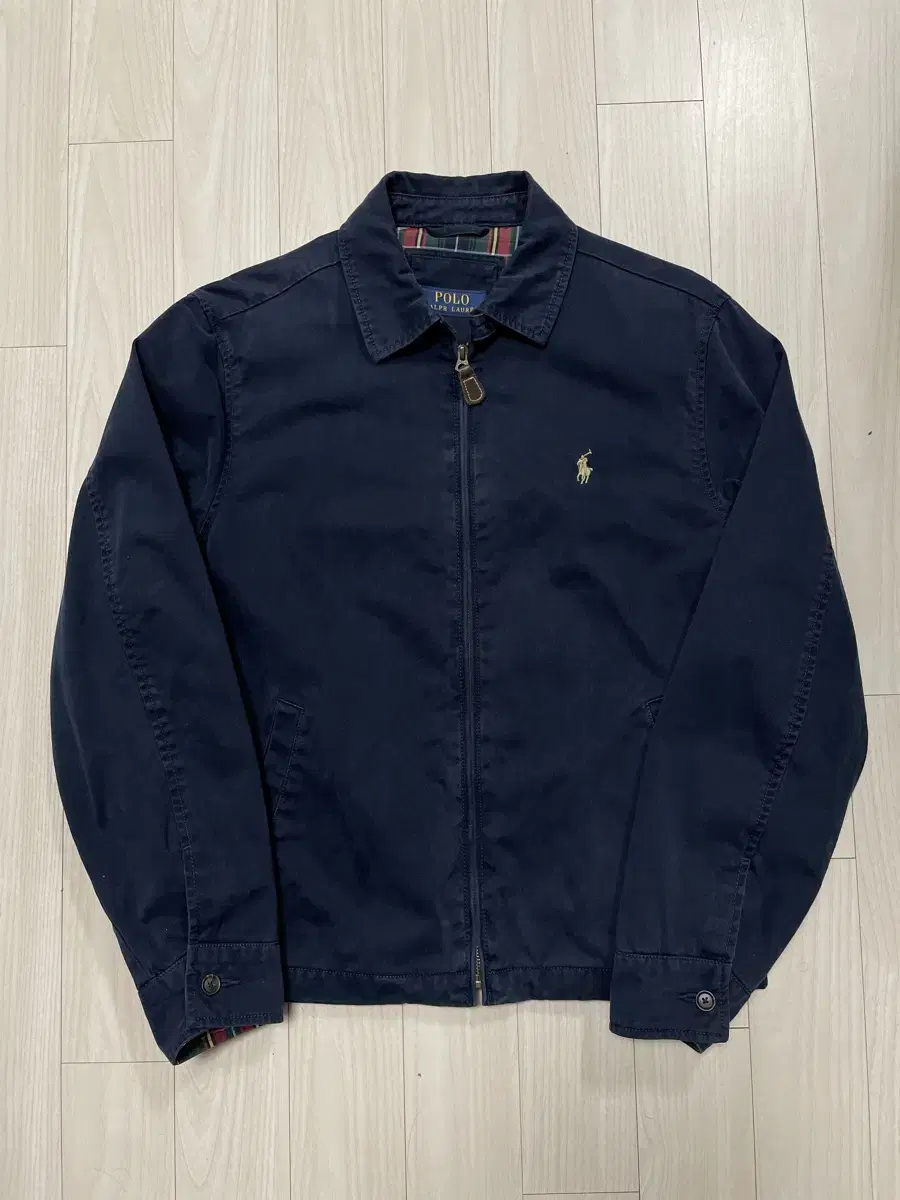 Polo Ralph Lauren Bi-Swing Harrington Jacket Cotton M Navy