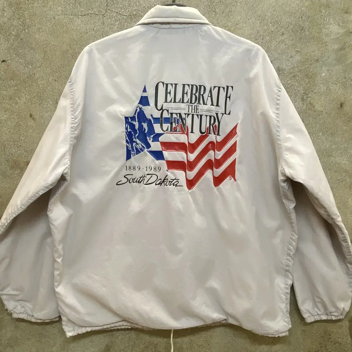 80s Made in USA 미국빈티지 사우스다코타 코치자켓