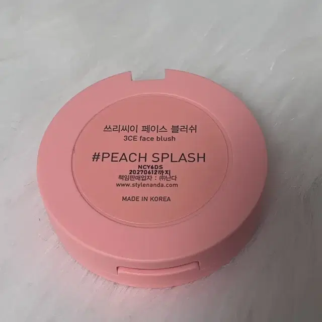 3CE 페이스 블러쉬 #PEACH SPLASH