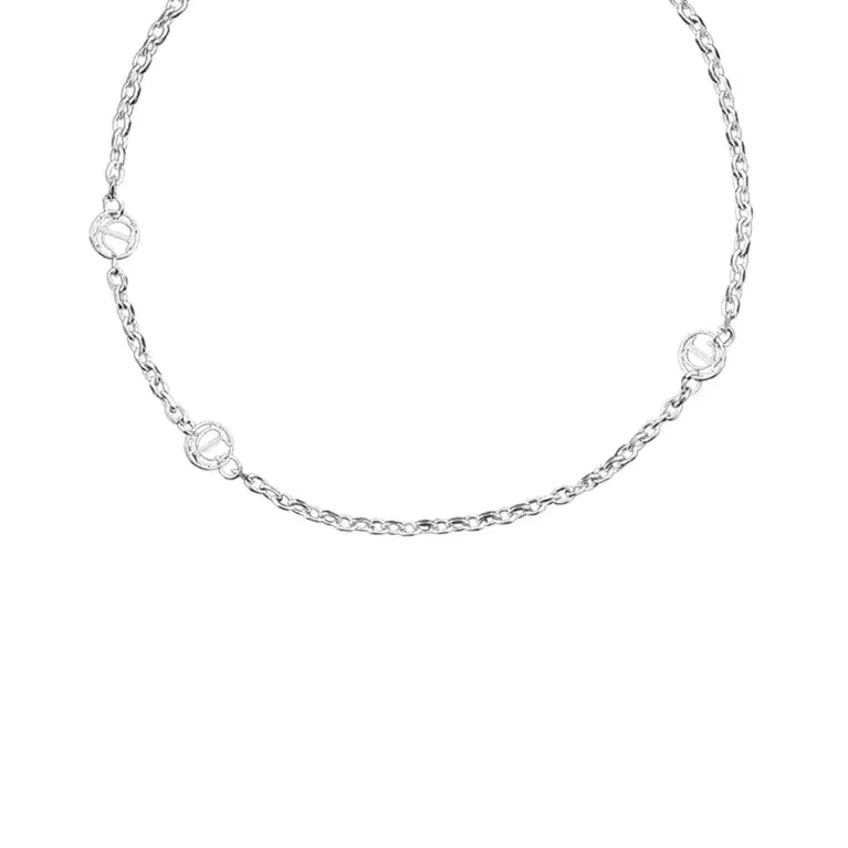 트리밍버드 목걸이 Circle Chain Necklace Silver