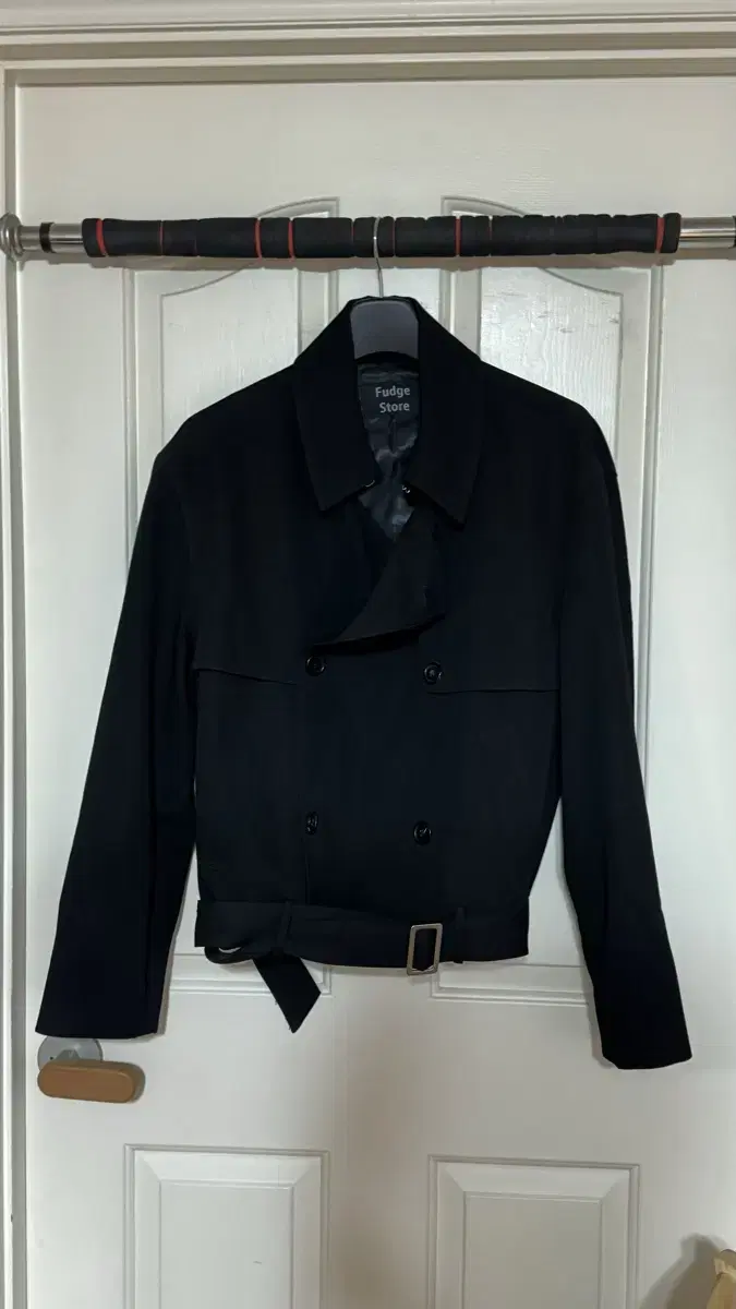 Rafferty Store Short Trench Jacket Black L size