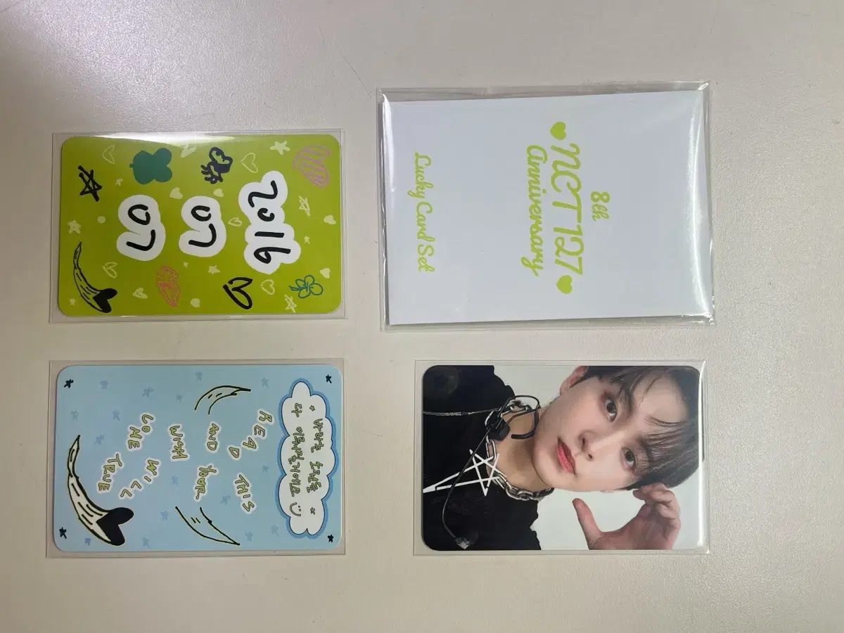 NCT 127 mark 8th Anniversary Lucky Card Set