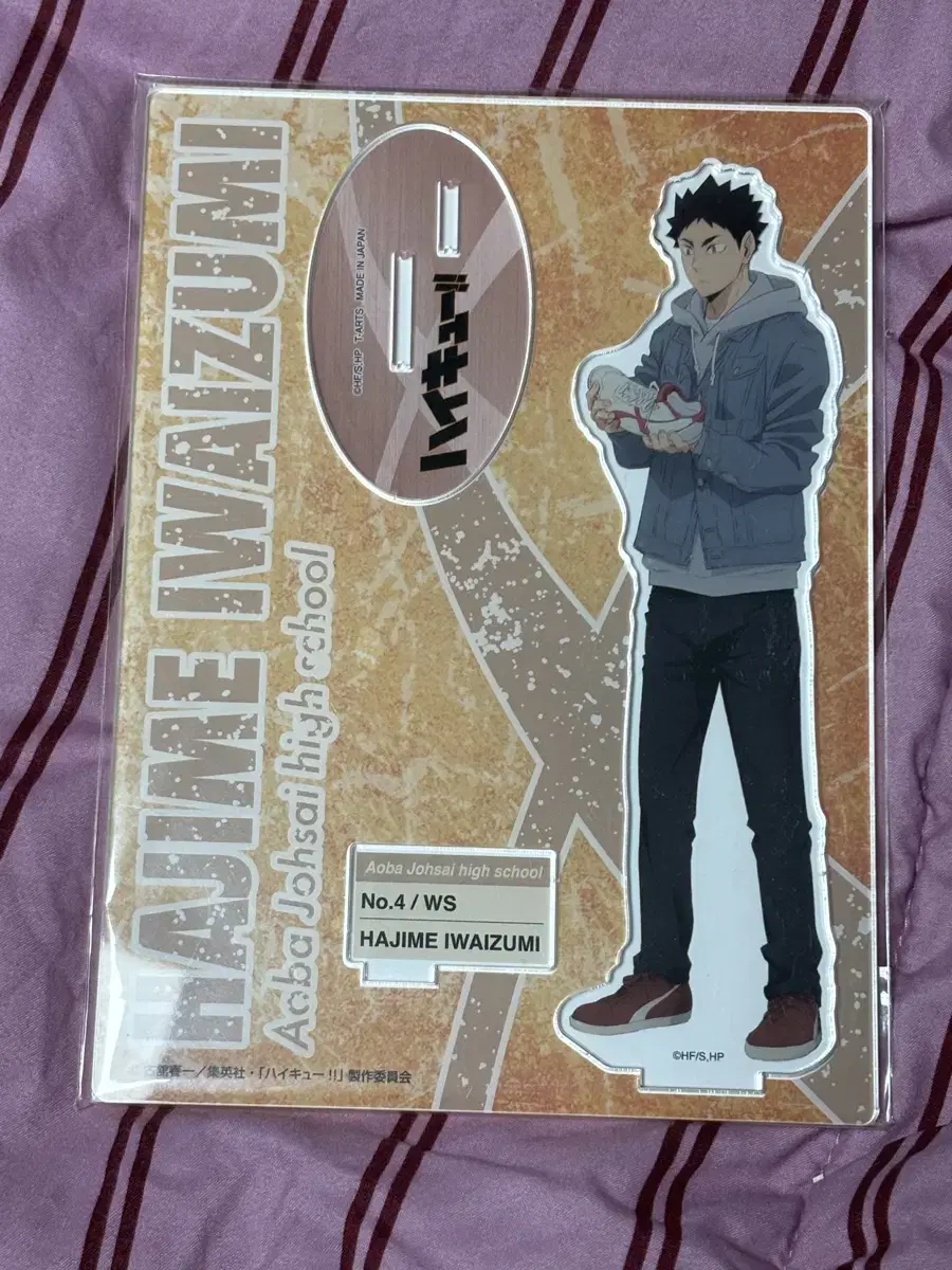 Unsealed) Haikyuu Iwaizumi Hajime Iwachan Shoe Fit Acrylic