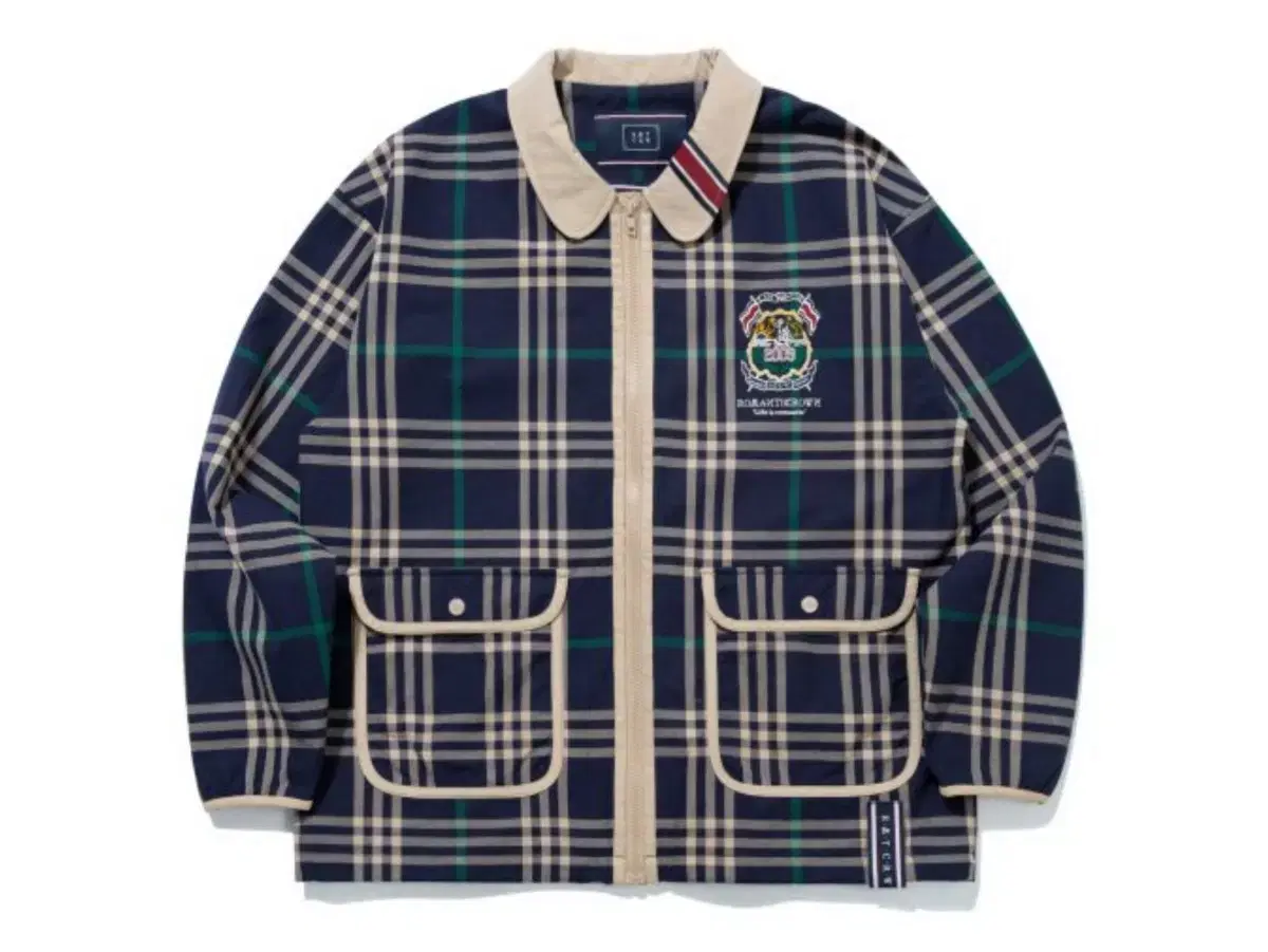 Romantic Crown Classic Check Jacket Navy L