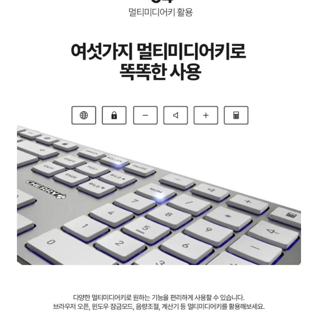 체리키보드 kc6000 실버