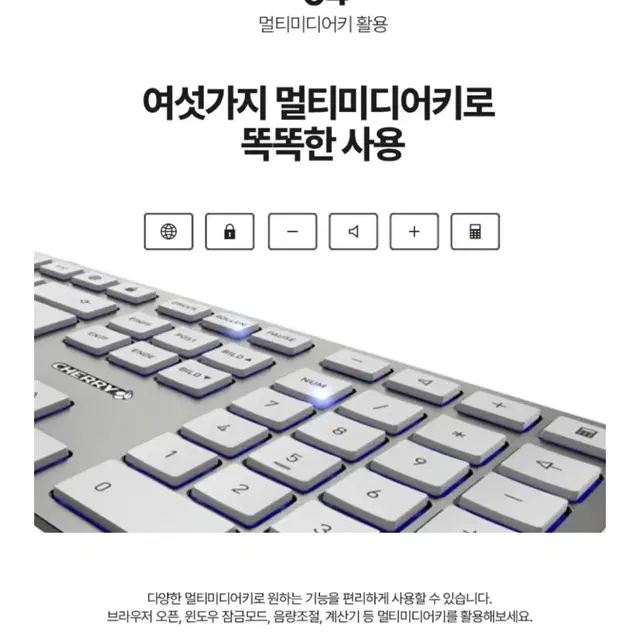 체리키보드 kc6000 실버