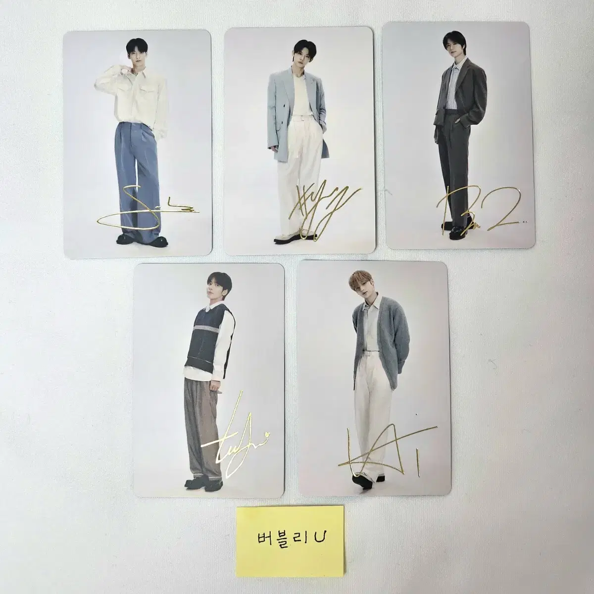 TXT ACT PROMISE JAPAN Promise Japan sign MiniPhotoCard