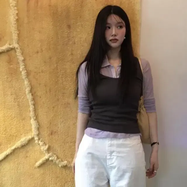 베인느 kei collar neck T