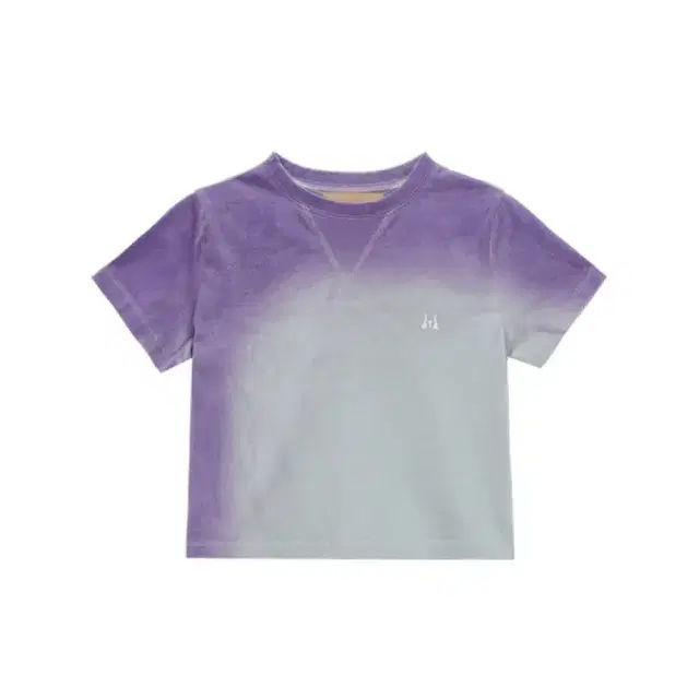 마뗑킴 GRADATION DYEING CROP TOP IN PURPLE