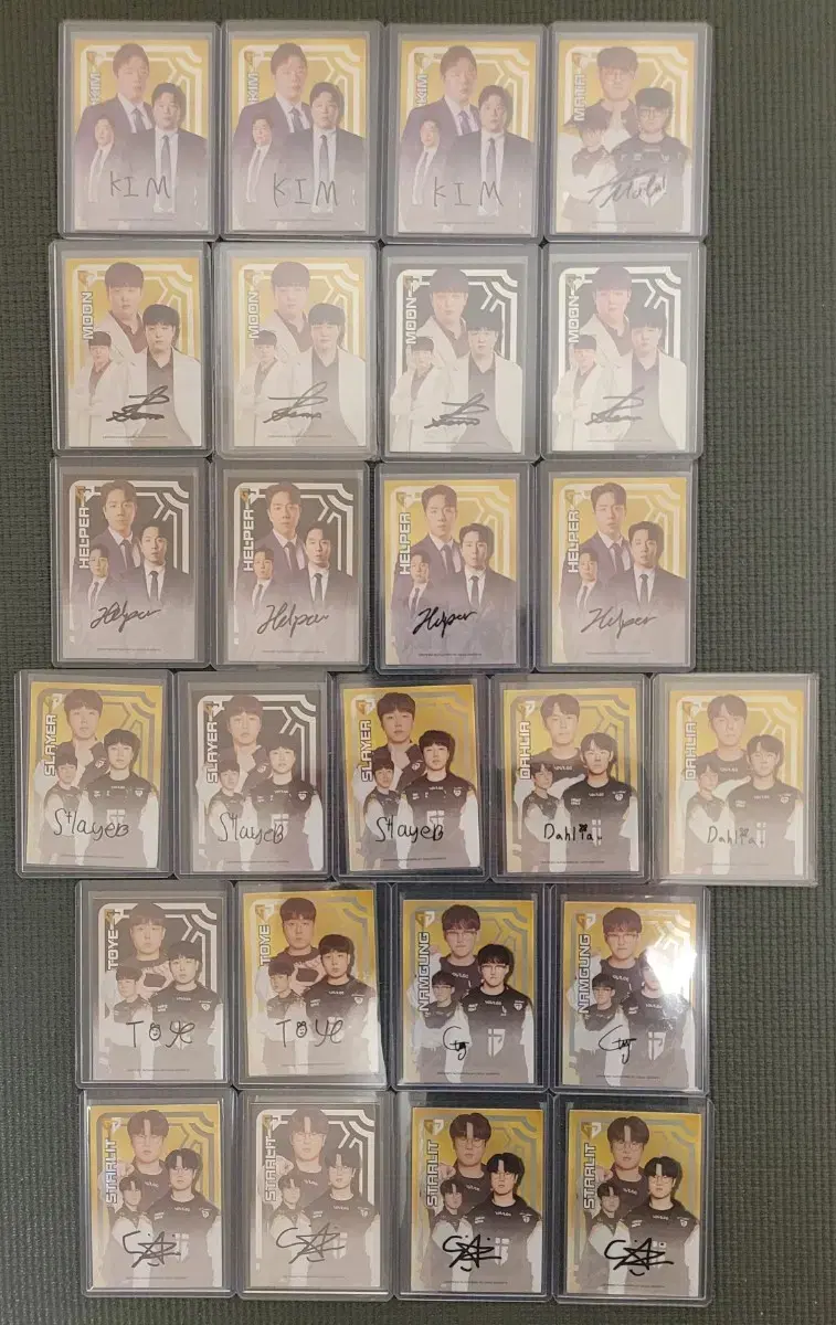 GEN.G Zenji Official Merchandise Photo Card Auto (Manager/Coach/Player)