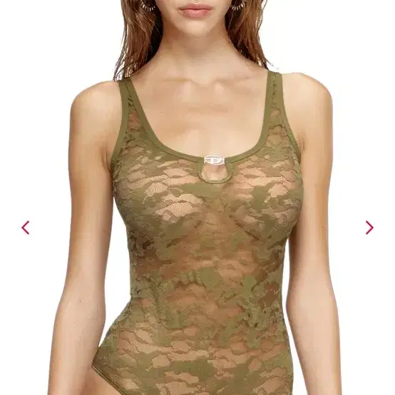 Diesel camo Lace Bodysuit 디젤 카모 레이스 바디수트