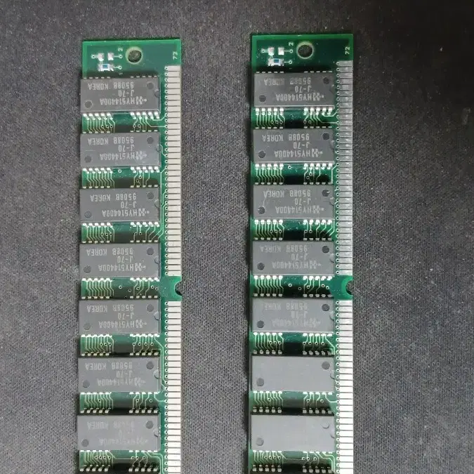 삼성 8MB EDO 72pin RAM KMM5322204BW-6 2개