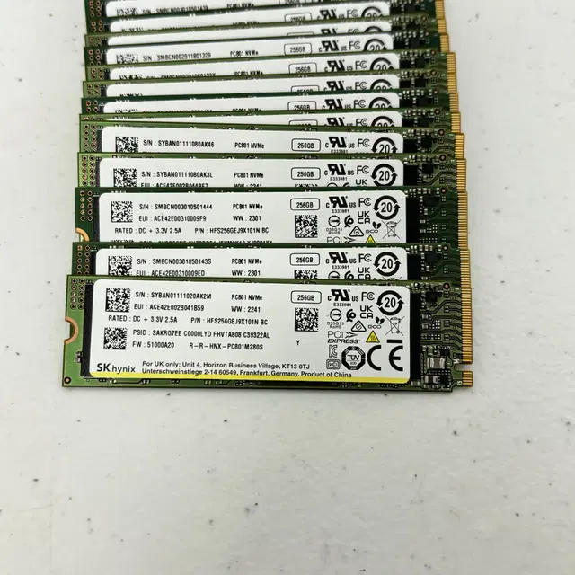 960프로 970에보 PLUS NVMe 512GB 중고 SSD