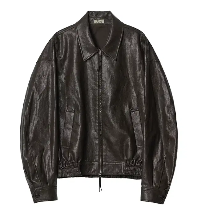 alte LEATHER BOMBER JACKET 알테 레더 봄버 자켓