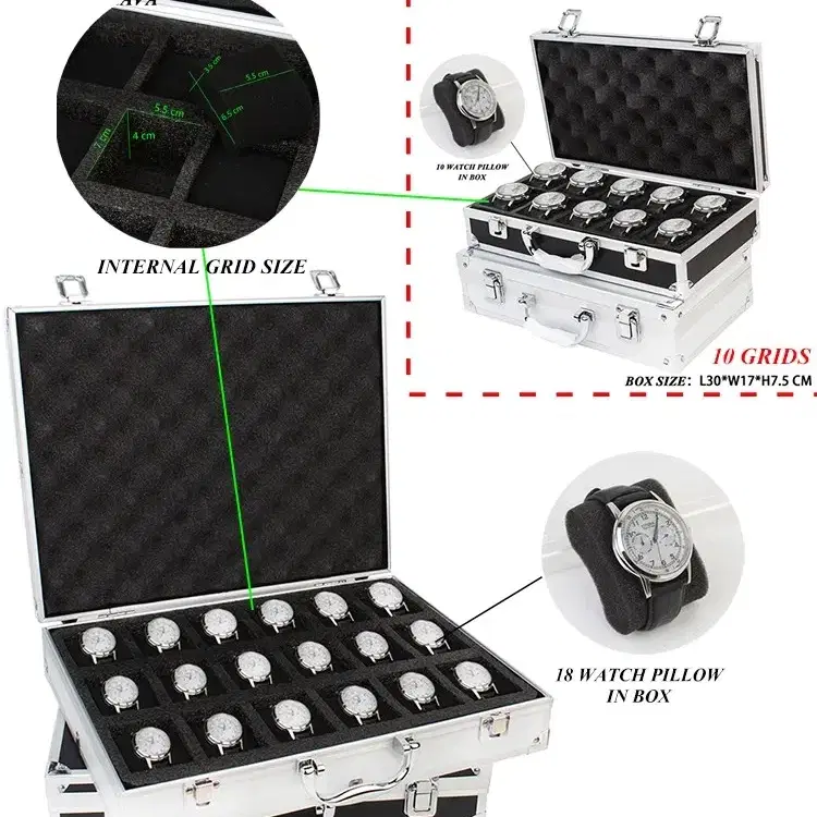 (긴급 떨이판매) 18개 시계 정리 보관함 전시 케이스