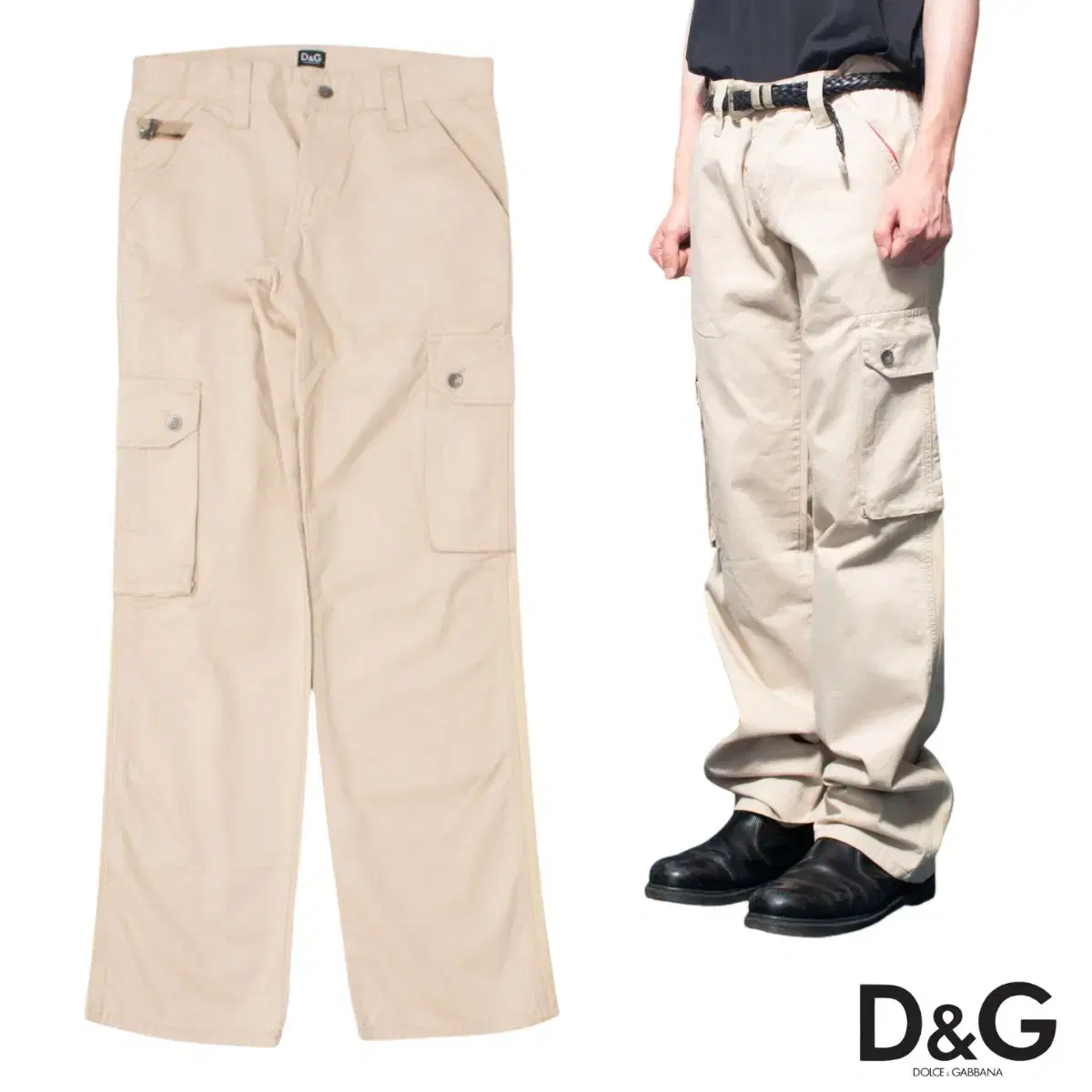 Dolce & Gabbana Genuine Carpenter Trousers Cargo Pants N478