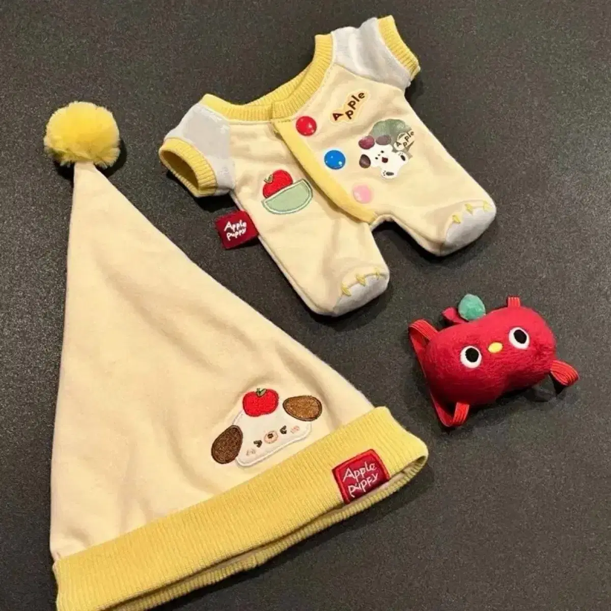 Over cute apple doll clothes set 10cm 20cm