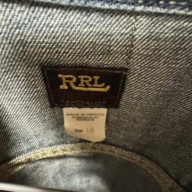 rrl 데님자켓(이동휘지켓) L