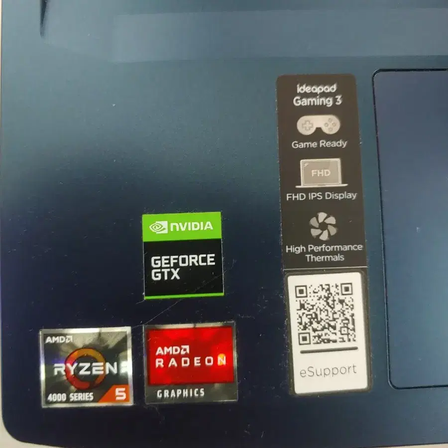 레노버 게이밍3 Zen2 Pro 라이젠 르느와르 지포스1650TI 램16