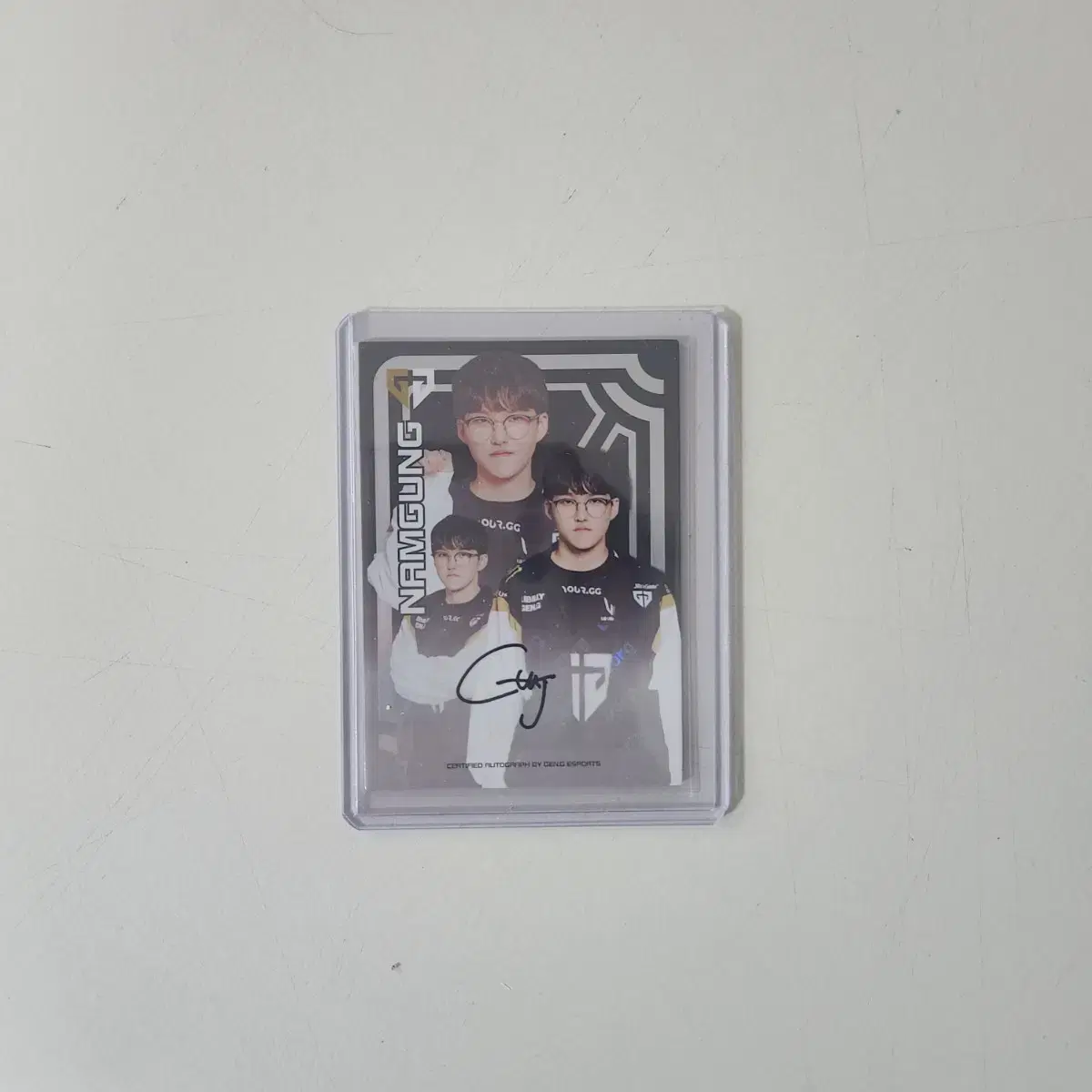 Xen Ji NamgungSungghoon Sunghoon SeoPot Player Limited sign Goods Card