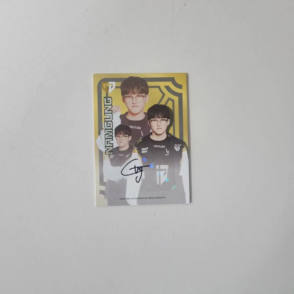 Zenji NamgungSunghoon SeoPot 20Limited Signed Goods Card