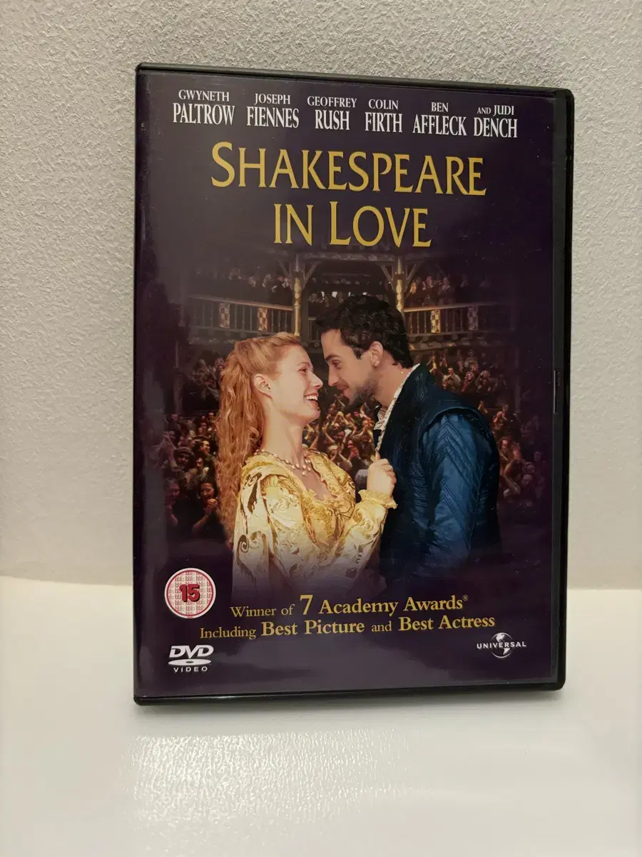 SHAKESPEARE IN LOVE 세익스피어 인 러브 DVD 지역코드2