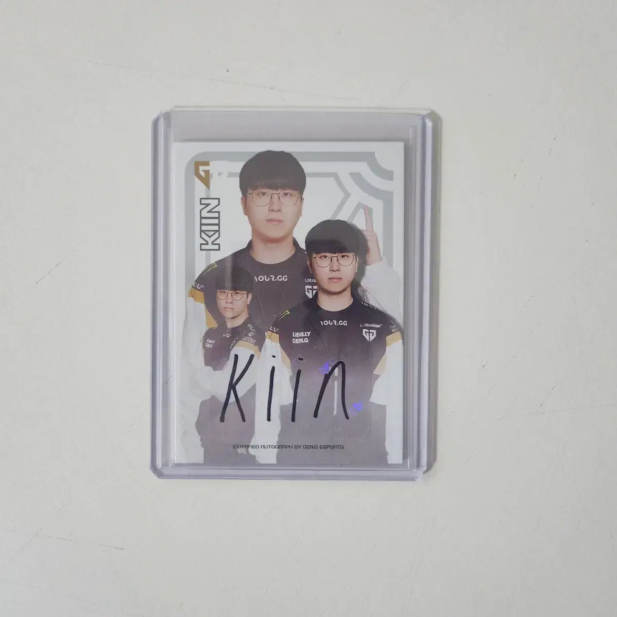 Xenji Ginin Player sign Merchandise Card