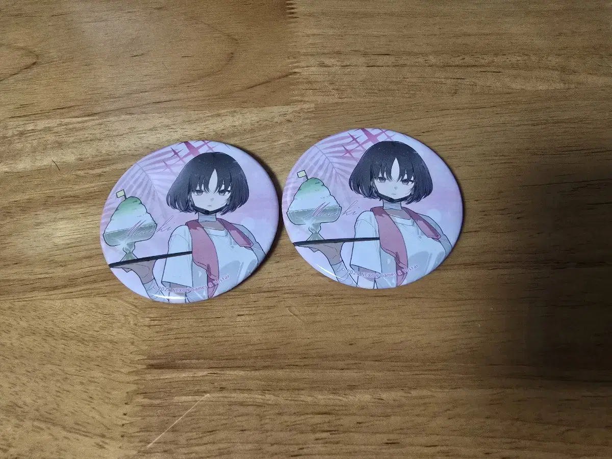 Bloo Archives Sumabe Collaboration Misaki Kanbadge and Hiyori Jiryu Goods