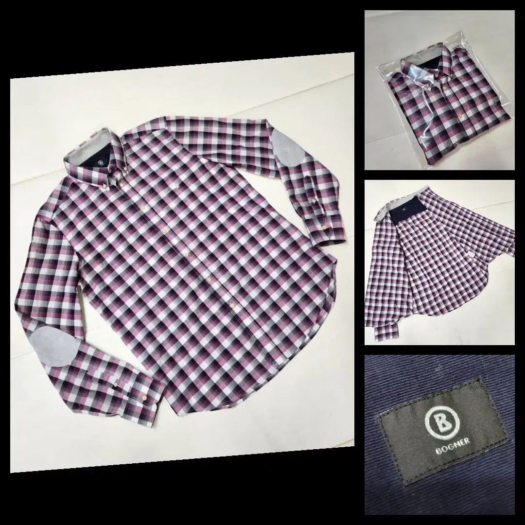 Genuine Bognor Men's Plaid Southern Shirt L (100)