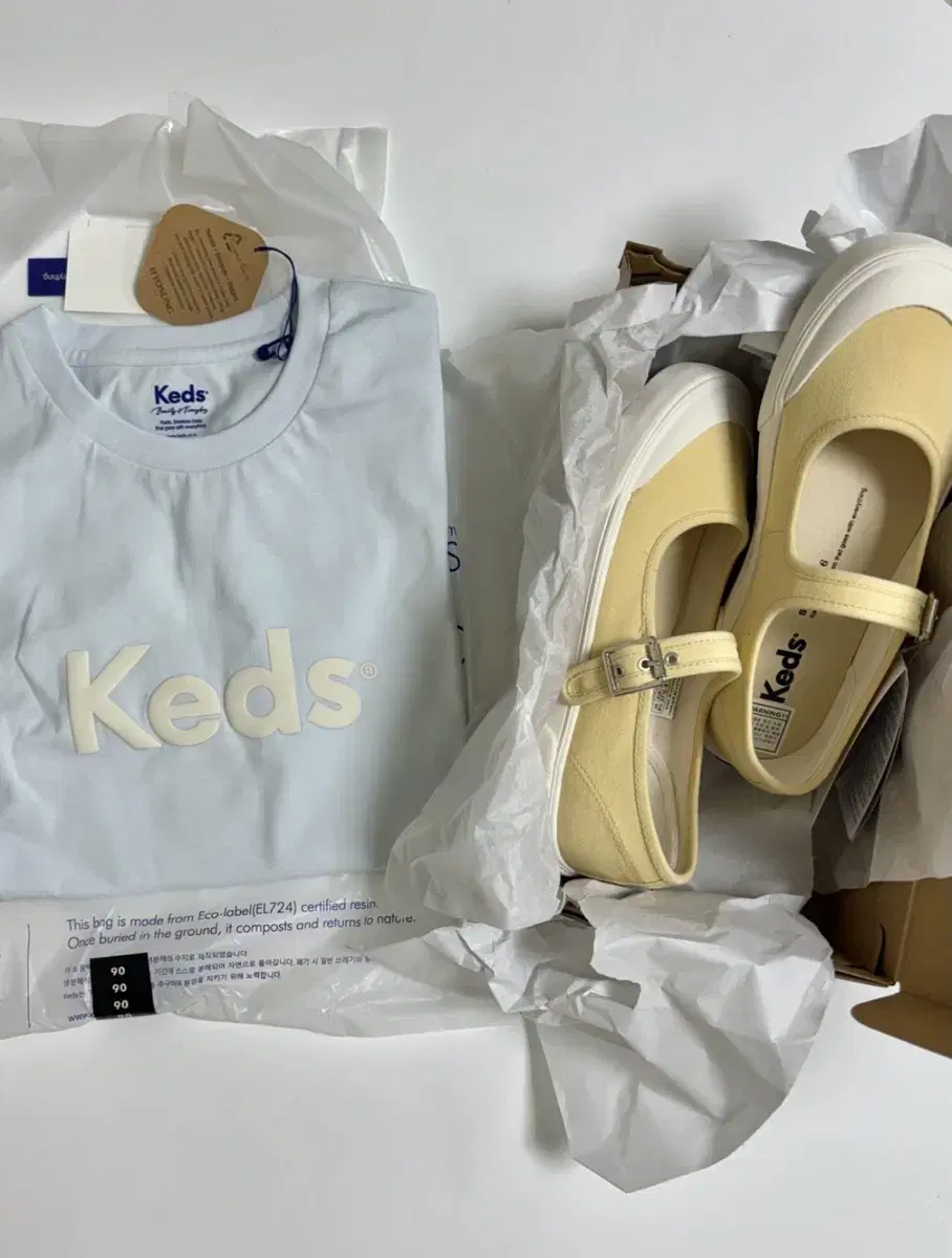 keds 케즈 반팔티 S, 단화 235 사이즈